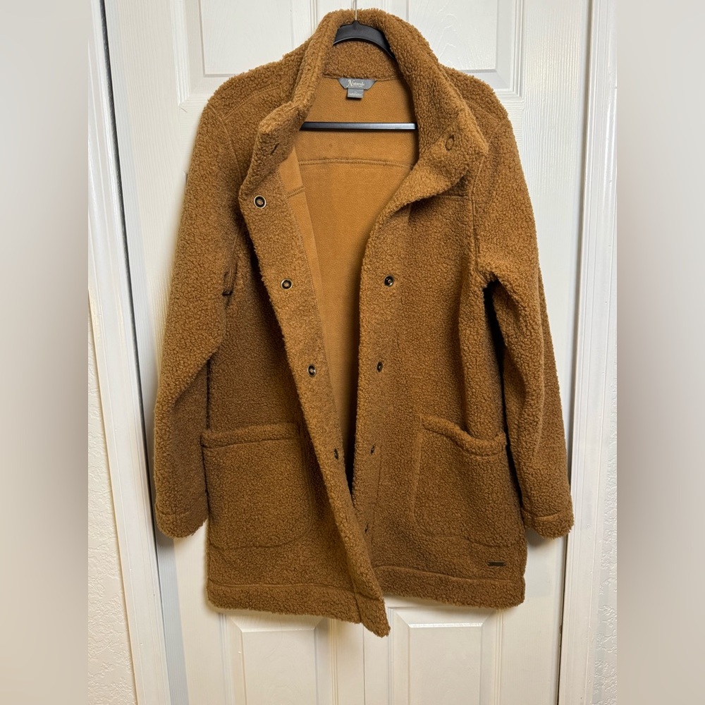Natural Reflections Brown Teddy Jacket - Picture 4 of 8